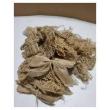 30 Pcs Natural Knot Burlap Bows for Wreath, Tree, Farmhouse, Holiday Decor - Classic Style - Retail: $17