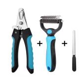 Dog & Cat Pets Nail Clippers and Trimmers - with Safety Guard to Avoid Overcutting, Free Nail File, Razor Sharp Blade - Professional Grooming Tool for Pets - Retail: $8