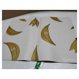 Blooom Placemat for Baby, Toddler & Kids | Wipeable, Reusable and Eco-Friendly | Baby Weaning Placemat for Mealtime & Snacktime | Modern Design (Banana, 12 x 17")"