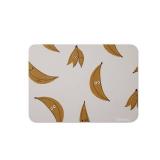 Blooom Placemat for Baby, Toddler & Kids | Wipeable, Reusable and Eco-Friendly | Baby Weaning Placemat for Mealtime & Snacktime | Modern Design (Banana, 12 x 17")"