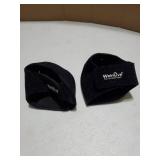 Gel Heel Protector Cups, Inserts Pads for Women Men, Plantar Fasciitis, Heels Spur Pain Relief, Achilles Tendonitis Dry Cracked Heel Support Cushion Black (W 4.5-9 / M 5-8) - Retail: $13