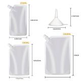 Plastic Flasks - Reusable, Leak-Proof for Travel, Outdoor Sport, Running enthusiasts, Concerts, Events(8OZ-16OZ-32OZ,16PCS) - Retail: $9