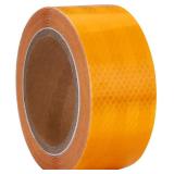 Yellow Reflective Tape, 2 Inch x 65 Feet, High Viscosity Safety Reflective Tape Outdoor Waterproof for Trailers, Bikes, Cars - Retail: $23