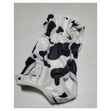 Cat Recovery Suit - Kitten Onesie for Cats After Surgery, Cone of Shame Alternative Surgical Spay Suit for Female Cat, Post-Surgery or Skin Diseases Protection -Cow(S) - Retail: $9