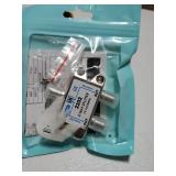 2 Way Coaxial Cable Splitter, Support 10-2602MHz, RG6 Compatible, Nickel-Plated for Cable Splitter, Work with CATV, Satellite TV, Antenna System and MoCA Configurations - Retail: $8