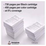 Ink Cartridge for 962XL Ink. Works with HP OfficeJet Pro 9015 9025 9010 9018 9020 9022 Printers. 4 Combo Pack (Black, Cyan, Magenta, Yellow) 962 Inkjet - Retail: $33