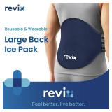 Extra Large Ice Pack for Back Relief, 2 Pack Reusable Gel Ice Pack Wraps for Lower Back, 13.4x 11, Cold Compress Therapy for Waist, Lower Lumbar, Tailbone Discomfort Relief, Muscle Relaxation - Retail