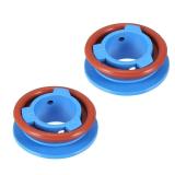 2pcs H11 LED Headlight Adapter Base Bulb Sockets Retainer Holder Universal for Car Blue - Retail: $9