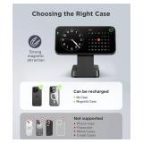 3 in 1 Magnetic Wireless for iPhone Charging Station: Foldable Portable Charger for iPhone 17-12 Pro Max & Apple Watch & AirPods, for Apple Multiple Devices Charger for Home, Office&Travel