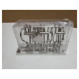 Nickel Shower Curtain Hooks, Rust Proof Shower Curtain Rings for Bathroom, Silver Metal Decorative Shower Curtain Hooks Hangers for Shower Curtain Rod, Set of 12 T-Bar Design - Retail: $9