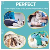 Cat Recovery Suit - Post-Surgery Onesie for Cats, Alternative to Cone of Shame, Protective Spay Suit for Female Kitten, Ideal for Healing and Skin Conditions -Magenta(S) - Retail: $10