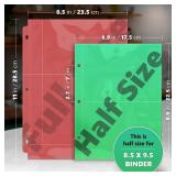 50 Pockets Mini Sheet Protectors fit 4x6