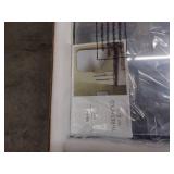 24\" x 36\" Infinity Mantle Wall Mirror Black - Thresholdâ¢: Rust-Resistant, Rounded Top, Wall Mount - Retail: $90