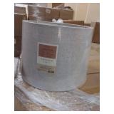 Large Linen Mod Drum Lampshade Gray - Thresholdâ¢: Slip Uno Fitter, No Assembly Required - Retail: $28