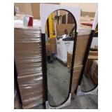 Pill Shaped Over The Door Mirror Black - Room Essentialsâ¢ - Retail: $24