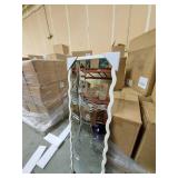 Wavy Over The Door Mirror White - Room Essentialsâ¢ - Retail: $24