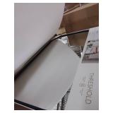 36\" x 24\" Over the Mantel Mirror Black - Thresholdâ¢: Modern Powder-Coated Steel Frame, Wall Mounted - Retail: $90