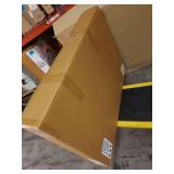 24\" x 36\" Infinity Mantle Wall Mirror Black - Thresholdâ¢: Rust-Resistant, Rounded Top, Wall Mount - Retail: $90