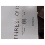 Modern Ring Floor Lamp Brushed Nickel Finish - Thresholdâ¢: ETL Listed, Cotton/Polyester Shade, Metal Body - Retail: $115