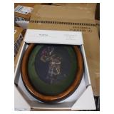 9\"x11\" Oval Frame Floral Wall Art - Thresholdâ¢ designed with Studio McGee - Retail: $50