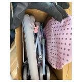 deAO Baby Doll Stroller Crib Bed Nursery Role Play Set Baby Doll with Accessories and Play Mat,Travel Cot,Bouncer,Foldable Stroller and Travel Bag Gifts for Toddlers Girls Boys