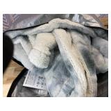 Retails for $120! GOQO TOMO Heated Weighted Blanket, with Premium Glass Beads 60" x 80" Electric Heating Blanket 2 in1 Blanket with 12 Heating Levels for Adults Home Use Gradient Gray-H6080