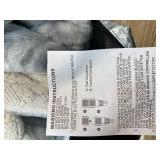 Retails for $120! GOQO TOMO Heated Weighted Blanket, with Premium Glass Beads 60" x 80" Electric Heating Blanket 2 in1 Blanket with 12 Heating Levels for Adults Home Use Gradient Gray-H6080