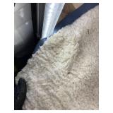 Orthopedic Dog Bed for Large Dogs - Pet Bed with Removable Washable Cover, Large Waterproof Dog Bed for with Egg Crate Foam, Blue White