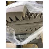 Orthopedic Dog Bed for Large Dogs - Pet Bed with Removable Washable Cover, Large Waterproof Dog Bed for with Egg Crate Foam, Blue White