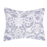 Amazon Basics King Size Comforter Sets, Ultra-Soft Lightweight Microfiber Reversible 3-Piece Bedding, Gray Medallion