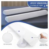 Bed Bumpers for Toddlers Foam Bed Rail for Toddlers 2 Pack Bed Rails Bumper for Queen, King, Twin, Full-Size Bed with Non-Slip Machine Washable Cover