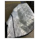 Windshield Snow Ice Cover, 150x200 cm Car Windshield Cover, 4-Layer Waterproof Windproof Protection, Snow Ice Frost Sun UV Dust Water Defense, Universal Wiper Protector for Most Cars SUVs Trucks Vans