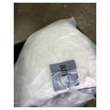 18x18 Pillow Inserts Set of 2 Firm Hypoallergenic Square Pillow Inserts, Oeko-TEX Certified Virgin Fiber Filling, Machine Washable