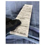 Litanika Quilt Queen Size Mineral Blue, Stripe Patchwork Summer Bedspread Coverlet 3 Pieces, Soft Lightweight Microfiber Quilted Bedding Set for All Season(1 Quilt, 2 Pillowcases)