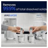 Culligan with ZeroWater Technology 32-Cup Water Filter Dispenser, Certified to Reduce Lead, Total PFAS (Forever Chemicals), Mercury, Fluoride, and Chlorine