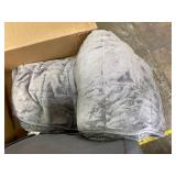 Uttermara Weighted Blankets for Adults Queen Size, 15lbs 60x80 inches Blanket with Soft Warm Plush Sherpa Fleece, Washable Thick Heavy Throw for Sleep, Anxiety and Calming, Grey