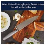 Retails for $151! HENCKELS J.A International Modernist 13-pc Knife Block Set, Black