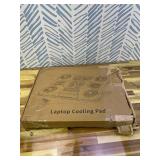 ChillCore Laptop Cooling Pad, RGB Laptop Fan Cooling Pad 9 Fans for 15.6-19.3 Inch Laptops, Gaming Laptop Cooler with 8 Height Stands, 2 USB Ports - A21 Pattern