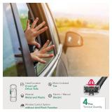 YHTAUTO Front Driver Side Power Window Regulator With 4-Pin Motor Assembly for Honda Civic 1996-2000, 2-Door Coupe/Hatchback