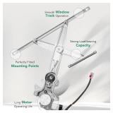 YHTAUTO Front Driver Side Power Window Regulator With 4-Pin Motor Assembly for Honda Civic 1996-2000, 2-Door Coupe/Hatchback