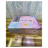 NEMONE Mermaid 4 Size Adjustable Light up Roller Skates for Girls, Purple Blue Skates for Toddlers, Beginner Kids Butterfly Roller Skates Indoor Outdoor