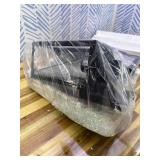 Outdoor Wall Light Fixtures, Exterior Waterproof Wall Lanterns, Porch Sconces Lighting with E26 Sockets & Glass Shades, Modern Matte Black Outside Lights for Patio Front Door Entryway Garage, 2-Pack