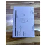 Outdoor Wall Light Fixtures, Exterior Waterproof Wall Lanterns, Porch Sconces Lighting with E26 Sockets & Glass Shades, Modern Matte Black Outside Lights for Patio Front Door Entryway Garage, 2-Pack