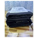 PETICON Large Dog Car Seat, Back Seat Extender for Dogs with 3 Mesh Windows, Waterproof Medium Carseat for Dogs with 4-Splice Hard Bottom, Pet Seat Cover for Cars, Trucks and SUVs (Black)