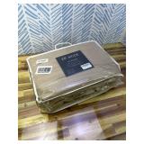 Retails for $190! EP Mode Luxury Mulberry Silk Blanket with Silk Charmeuse Border (Rugby Tan, Twin 66" x 88")