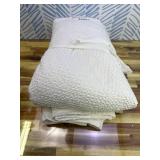 Bedsure Gentlesoft 100% Cotton Large Blanket Oversized King for Bed - Breathable Thick Waffle Weave Blanket for Summer, Couch Cover, White, 120x94 inches