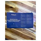 Bedsure Gentlesoft 100% Cotton Large Blanket Oversized King for Bed - Breathable Thick Waffle Weave Blanket for Summer, Couch Cover, White, 120x94 inches