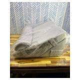 3PCS Wedge Pillow Set for After Surgery, Adjustable 9&12 Inch Bed Wedge Pillow for Sleeping, Incline Pillow Wedge for Headboard, Post Surgery, Acid Reflux, Neck&Back Support, Grey