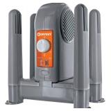DryGuy Shoe, Boot, Garment & Gear Electric Dryer, Quick Drying for Ski, Work, Sports Equipment Energy Efficient, Odor Eliminating Design, Home or Garage Use,4 Port, Heat + Fan (Dry time: 1-3hrs)