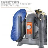 DryGuy Shoe, Boot, Garment & Gear Electric Dryer, Quick Drying for Ski, Work, Sports Equipment Energy Efficient, Odor Eliminating Design, Home or Garage Use,4 Port, Heat + Fan (Dry time: 1-3hrs)